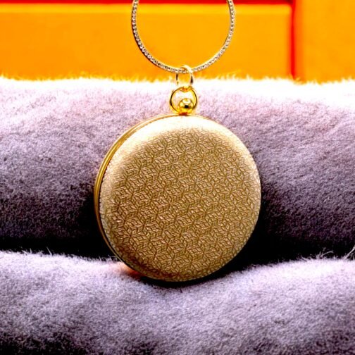 Round Clutch with glitter  Rhinestone - Image 2