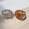 Cubic stylish ring with embedded stone - Image 8