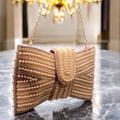 New arrival handmade  bow Clutch - Image 9