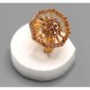 Cubic stylish ring with embedded stone - Image 6