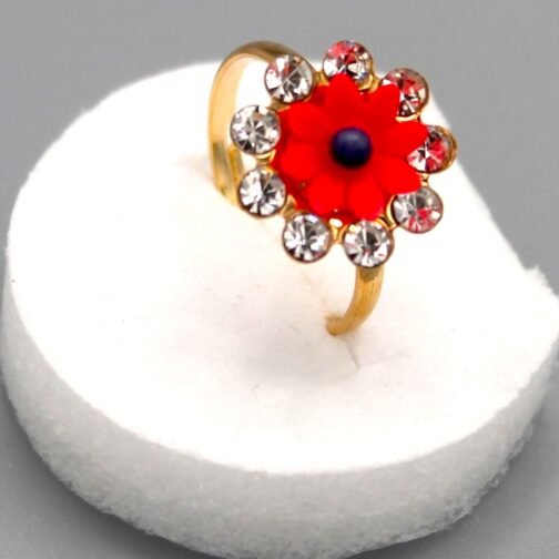 Kids flower rings in multi colors 10+1 - Image 6