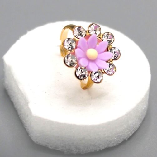 Kids flower rings in multi colors 10+1 - Image 7