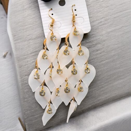 Crystal drop ear rings for women's - Image 7