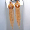 Stone Chain ear rings for women's