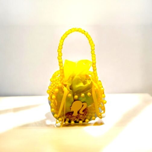 Crystal bag with pearl beaded for kids - Image 3