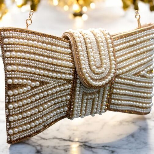 New arrival handmade  bow Clutch - Image 6
