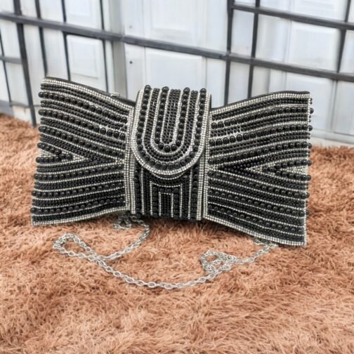 New arrival handmade  bow Clutch - Image 4