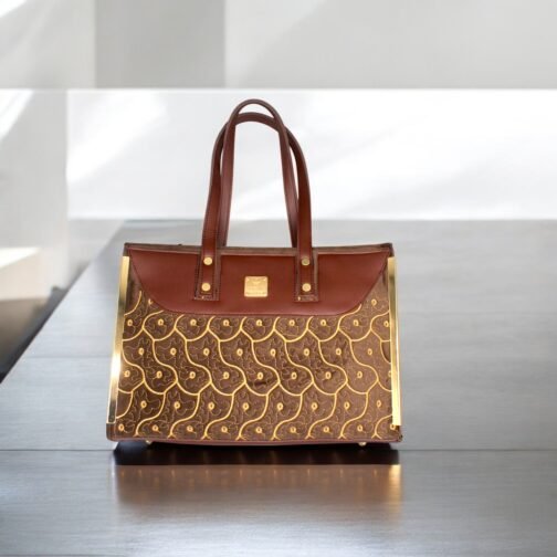Velvet Tote Bags with front embroidery - Image 9