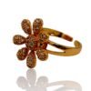 Spinning Flower ring for women's - Image 4