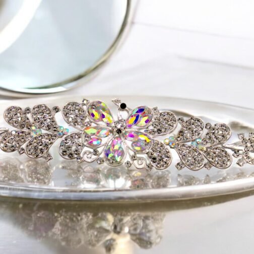 Rhinestone Beautiful Stylish Pin Crown For Bridal - Image 5