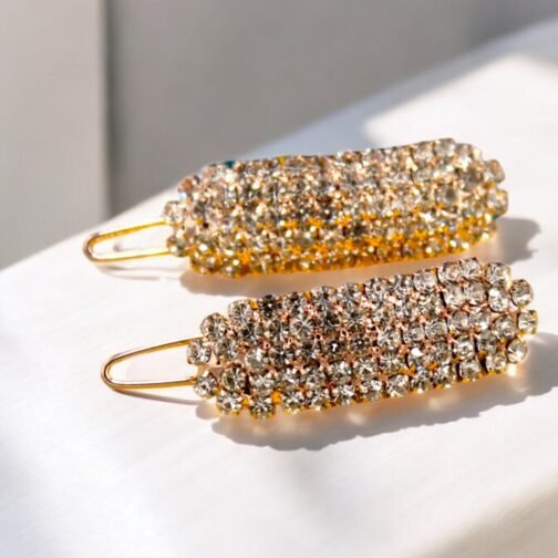 Shiny rhinestone hairclip