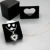 New Fashion Jewelry Silver Heart Locket Set