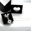 New Fashion Jewelry Silver Flower Locket Set
