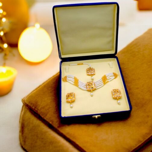 Hyderabadi Beautiful Stylish Choker Set - Image 9