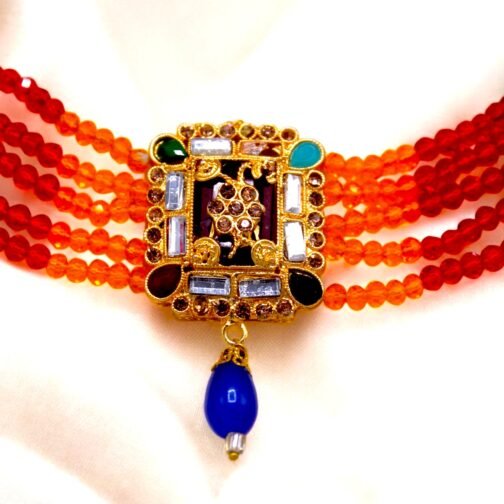 Hyderabadi Beautiful Stylish Choker Set - Image 4