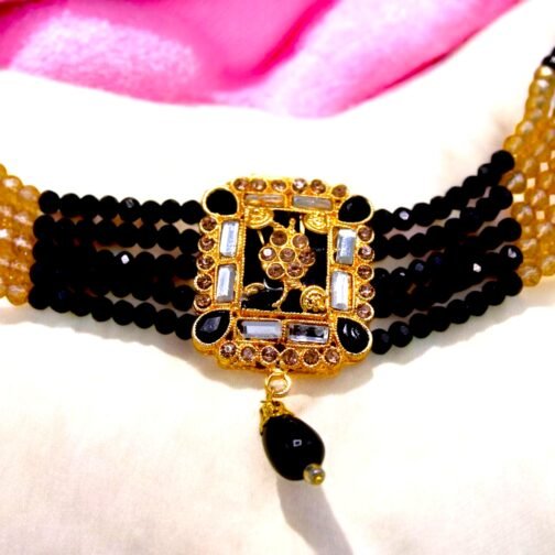 Hyderabadi Beautiful Stylish Choker Set - Image 3