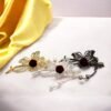 Butterfly Rhine Stones Metal Hair Pin - Image 2