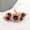 Colorful Flower shape Metal Hair Clip - Image 6