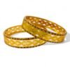 Women's Matte Glossy Gold Plated Bangles