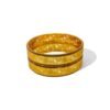 Women's Matte Glossy Gold Plated Bangle - Image 3
