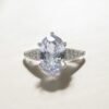 Luxury Simulation Moissanite Diamond Ring