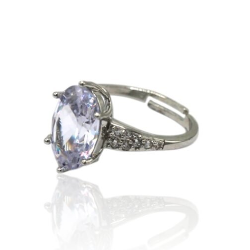 Luxury Simulation Moissanite Diamond Ring - Image 2