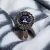 Silver ring with zircon stone - Image 2