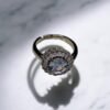 Silver ring with zircon stone - Image 4