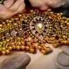 Gold plated zircon bracelet