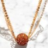Trendy crystal ball neckless set - Image 3