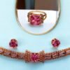 Pink topaz neckless set by mooieliefde - Image 3