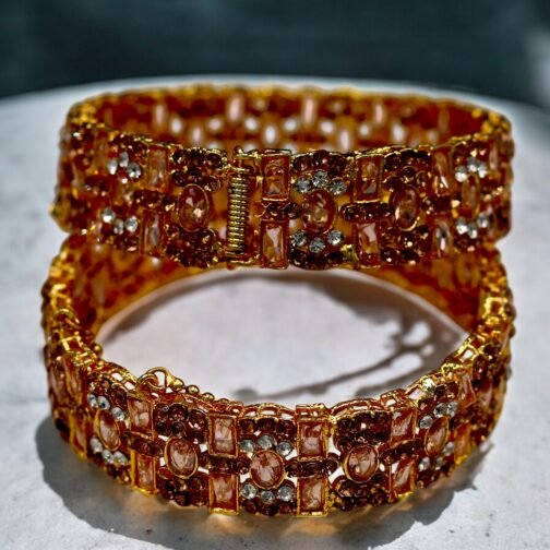 Vintage openable bangles pair - Image 5