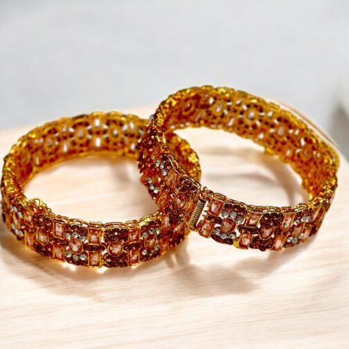 Vintage openable bangles pair - Image 4