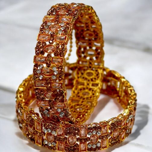 Vintage openable bangles pair