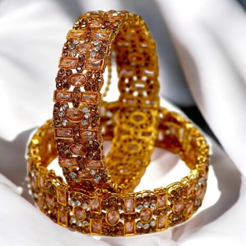Vintage openable bangles pair - Image 2